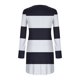 thumbnail image 2 of TaTaai Women's V Neck Long Sleeve Dress Striped Print with Ruffle Trim Elastic High Waist with Belt Casual Fall Winter Outfits Gift, 2 of 5