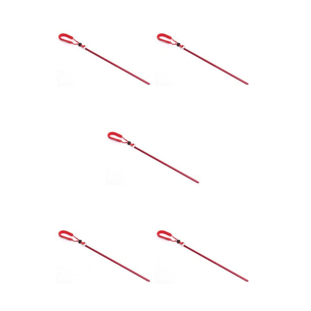 bedienty Bâton de Plongée sous-Marine Résistant à l'Usure Fabricant de Bruit Professionnel Bâtons Pratiques pour Mesure Natation sous-Marine Rouge 5ensemble