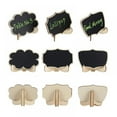 thumbnail image 4 of 10 Pack Mini Chalkboards Signs with Easel Stand, Small Chalkboards Blackboard, Wood Place Cards for Weddings, Birthday Parties, Message Board Signs and Event Decoration, 4 of 8