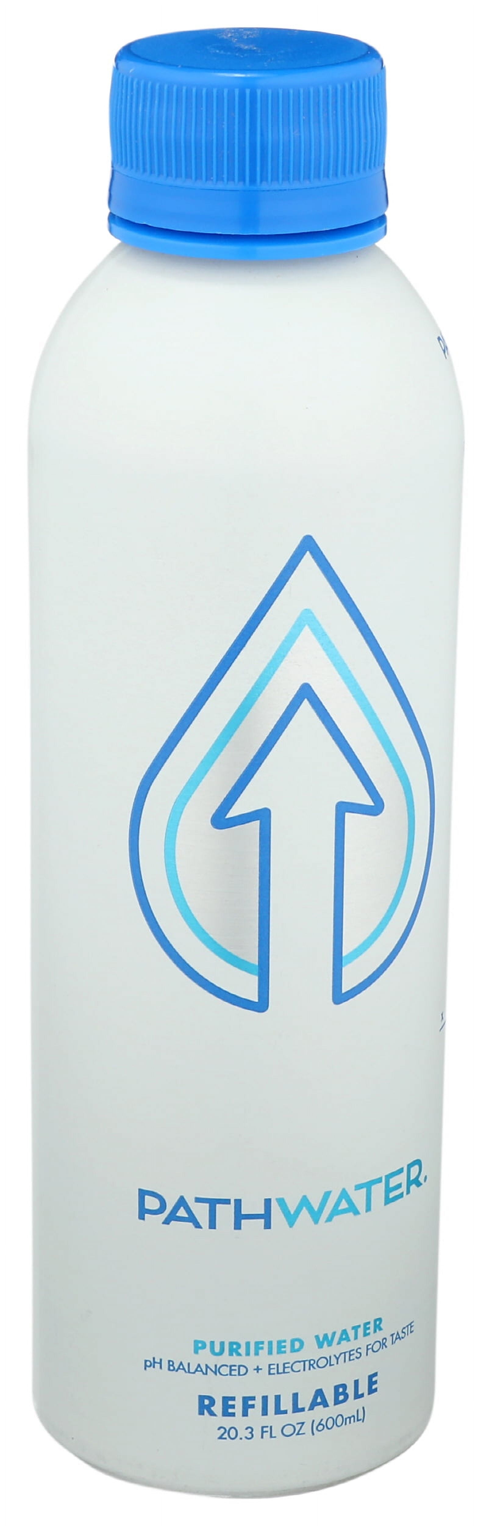 Pack of 12, Pathwater Refillable Purified Water, 20.3 fl oz