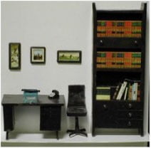 dollhouse office