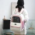 thumbnail image 3 of Pet Bag for Cat Carrier Backpack Bag Travel Pet Portable Breathable Dog Backpack Transparent Large Space Bag Carrier ShopWise Round, 3 of 9