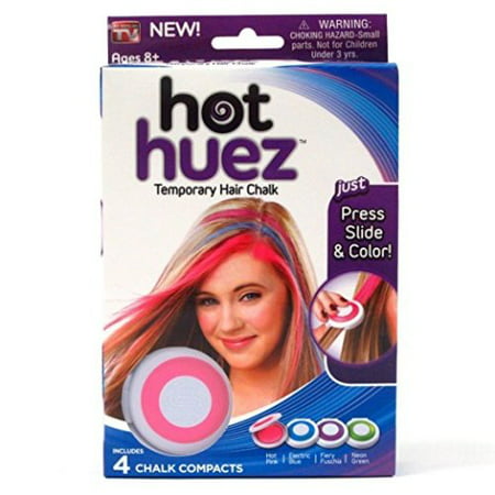 Hot Huez Temporary Hair Chalk - 4 CT!