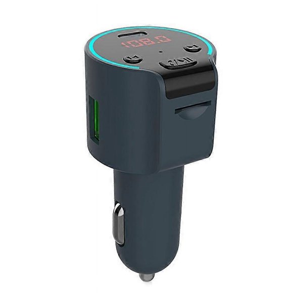 Bluetooth-compatible Car MP3 Player Handfree Call Noise Canceling Car Charger_Perfect Gift