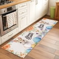 thumbnail image 3 of Happy Easter 2'x6' Runner Rug, Spring Watercolor Bunny Eggs Flowers Beige Washable Non-Slip Area Rugs for Hallway Kitchen Floor Bedroom Entryway, StainResistant Laundry Carpet Decoration Indoor Mat, 3 of 9
