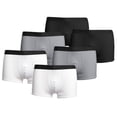 thumbnail image 1 of TSADFHJI Underwear Mens Cotton Shirt Mens Mid Rise Underwear Combination Breathable Boxer Shorts Swimming Trunks M Dark Gray, 1 of 2