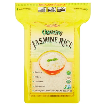 Golden Star Organic Jasmine Rice, 2 lb (Best Herbs For Jasmine Rice)