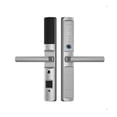 thumbnail image 1 of Door Lock, Waterproof Tuya Fingerprint Locks Round Handle Electronic Smart Sliding IC Card Code Lock For Aluminum Glass Push Pull Door ,Easy to Install, 1 of 7