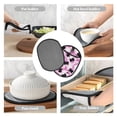 thumbnail image 7 of Rocae Pink Girl Halloween for Silicone Pot Holders, Oven Mitts Heat Resistant Hot Pads with Pockets,Non-Slip Bbq Baking Smoking Potholders ,7.5"x9.4", 7 of 7