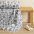 thumbnail image 4 of Soimoi White Cotton Voile Fabric Merry Christmas Text Fabric Prints By Yard 42 Inch Wide, 4 of 7