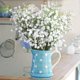 thumbnail image 3 of Flores de seda artificial para bebés | Arreglo Floral Blanco de Alto Realismo | 60x25cm | Tallos flexibles | Decoración de bodas en casa | Centro de mesa en jarrón | Libre de mantenimiento | 1, 3 of 5