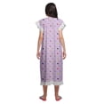 thumbnail image 4 of Moomaya Chemise de Nuit Imprimée pour Femmes Mi-Mollet en Coton à Manches Courtes, 4 of 6