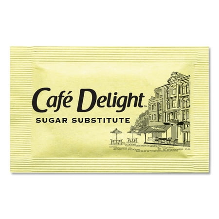 GTIN 719098111016 product image for Café Delight Yellow Sweetener Packets, 0.08 g Packet, 2000 Packets/Box -OFX11101 | upcitemdb.com