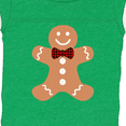 thumbnail image 4 of Inktastic Cute Gingerbread Man with Red Plaid Bowtie Boys or Girls Baby Bodysuit, 4 of 5
