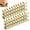 Gold, variant on 20pcsBaseboard Corner Protectors, Corner Blocks, Vintage Metal Corner Guards & Edge Protectors for Furniture and Stairs