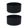 thumbnail image 1 of 2 piezas de silicona para taza de agua cubierta protectora anti-escaldado para taza de coche de 40 oz (negro), 1 of 9