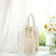 thumbnail image 1 of Bolsa de ducha de malla, organizador colgante para ducha, cesta de secado rápido, neceser portátil para accesorios de viaje, para mujeres y hombres. Blanco, 1 of 8
