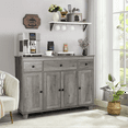 thumbnail image 7 of RichYa 47.2'' Sideboard Buffet Cabinet with 3 Drawers & 4 Doors, Coffee Bar for Kitchen, Dining Room Chest, 7 of 7