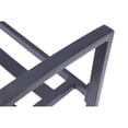 thumbnail image 6 of Belmont Home San Marino Ladder-Back Outdoor Dining Chairs in Black (Set of 2), 6 of 18