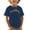 Navy, variant on Boys and Girls Printed Top Children Casual Sports Comfortable Loose Cute Short Sleeved T Shirt Boy Clothes Size 8 8-9 Years