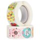 thumbnail image 3 of 2 uds rollo de pegatinas cinta de Material Washi DIY álbum de recortes etiqueta de embalaje de regalo pegatinas decorativas (pan feliz cumpleaños), 3 of 5