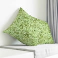 thumbnail image 3 of Vintage Green Pillow Covers 18x18 Inch Decorative Throw Pillow Cover, Retro Botanical Abstract Art Sofa Pillowcases Accent Cushion Case Home Decor Bedroom Living Room, 3 of 6