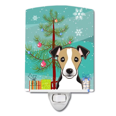 

Christmas Tree and Jack Russell Terrier Ceramic Night Light