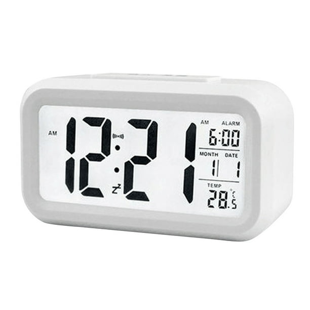Reloj despertador digital inteligente con botón de repetición de fecha y temperatura en la Abanopi Despertador