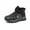 Black, variant on FYEGRE Boys Winter Lined Ankle Boots Comfortable Warm Sports Sneakers For Toddlers And Kids Outdoor Play Shoes Grey 12.5-13 Years