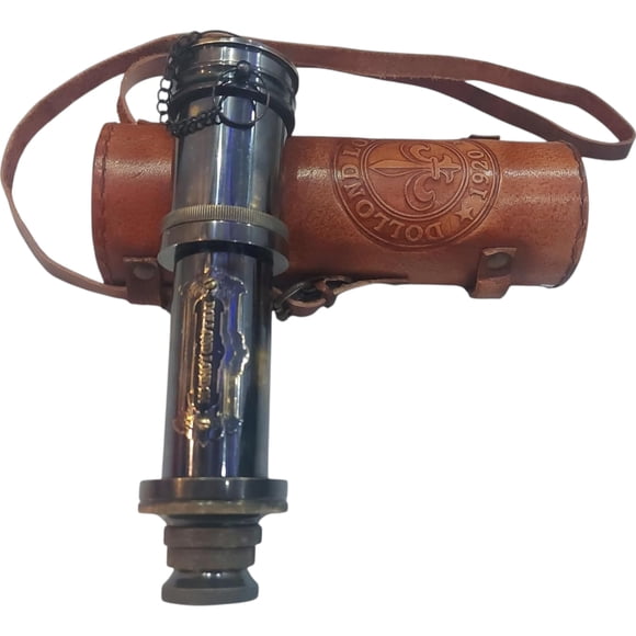 Dolchi Vintage Ship Brass Telescope - Marine Sailor Watching and Trekking Royal Navy Device