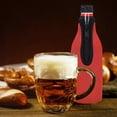 thumbnail image 3 of 4 Pack Beer Bottle Insulator Sleeve Keep Drink Cold,Zip-Up Bottle Jackets,Beer Bottle Cooler Sleeves, 3 of 5