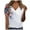 Gray-3, variant on ChaoHeng Dress Casual Blouses Summer T-Shirts for Women 2025 Women Fashion Casual Shirts Short Sleeve Loose Tee Tops V Neck Blouse