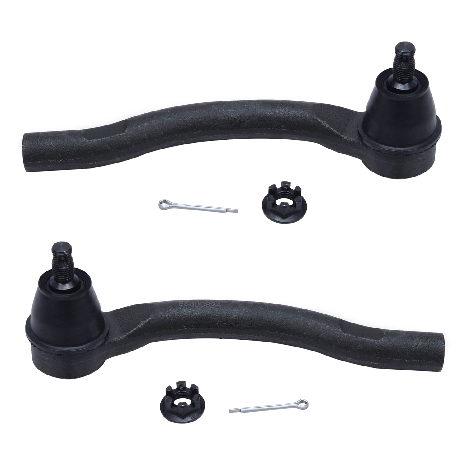 Detroit Axle - Front Tie Rods for 09-15 Honda Pilot 2 Inner Tie Rod Ends 2 Outer Tie Rod Ends 2010 2011 2012 2013 2014 Replacement