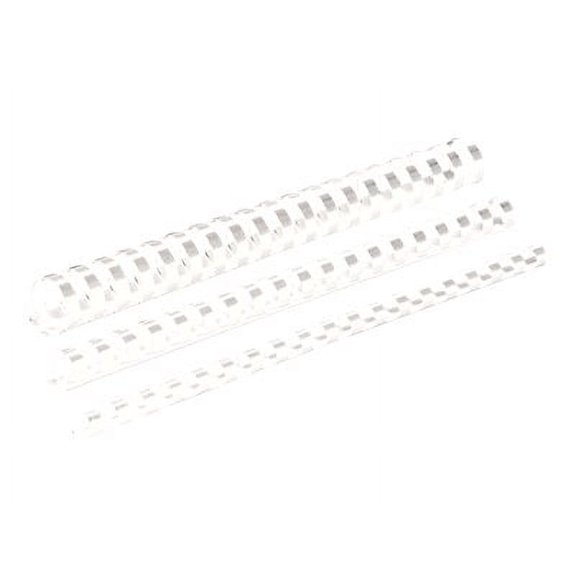Fellowes - 0.31 in - 21 rings - A4 (8.25 in x 11.7 in) - 40 sheets - white - 100 pcs. plastic binding comb - for Fellowes Galaxy 500, Orion 500, Pulsar  300, Quasar  500, Star 150, Starlet 2, Starlet 2 