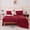 wine red, variant on four-piece bed set, Q