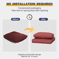 thumbnail image 3 of UDPATIO Outdoor Cushions, Patio Furniture Cushions, 4" Thick Replacement Outdoor Cushions, Patio Sofa Cushions with Water-Resistant Deep Seat Outdoor Couch Cushions(Red), 3 of 9