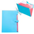 thumbnail image 1 of Huayishang Supply Bag Bag Fastener Holder Organizer File Folder A4 File And Stationery Folder Plastic A4 File Bag File Folder Test Paper Folder Storage Bag, 1 of 9
