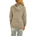 thumbnail image 3 of Bow & Drape Womens Juice Cleanse Hoodie Sweatshirt, Grey, Small, 3 of 4