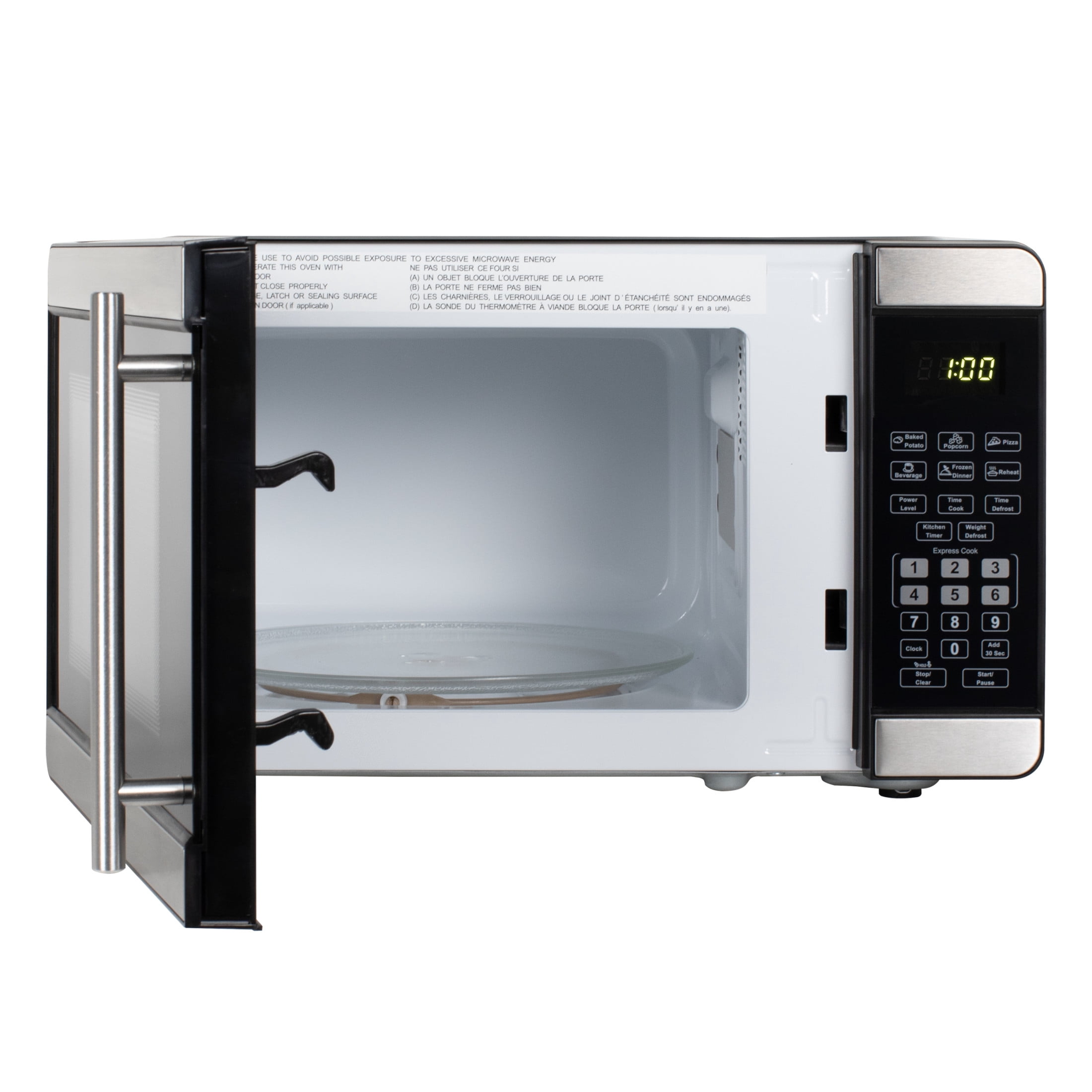West Bend 0.7 cu. ft. Microwave Oven, in Stainless Steel (WBMW71S)