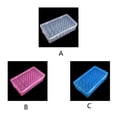 thumbnail image 3 of Bewildely Caja de almacenamiento de hilo de coser PP, portátil, Rectangular, 42 carretes, resistente al agua, estuche para lanas, contenedor, Juguetes de construcción Transparente, 3 of 6