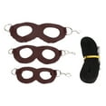 thumbnail image 1 of Arnés para hámster con correa de cuero artificial para mascotas pequeñas, ideal para hámsters, planeadores de miel, ratas y café., 1 of 14