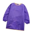 thumbnail image 3 of Tablier de Peinture pour Enfants, Imperméable pour Enfants, Purple_S 90-150cm, 3 of 3