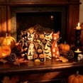 thumbnail image 2 of sruoe Vintage Halloween Decor,Vintage Halloween Wooden Desktop Tray Decor Set of 6,Natural Rustic Tabletop Ornament for Home Window Display Gift, 2 of 6