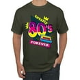 thumbnail image 1 of Totally 80's Forever Vintage Men's Graphic T-Shirt, Military Green, Medium, 1 of 5