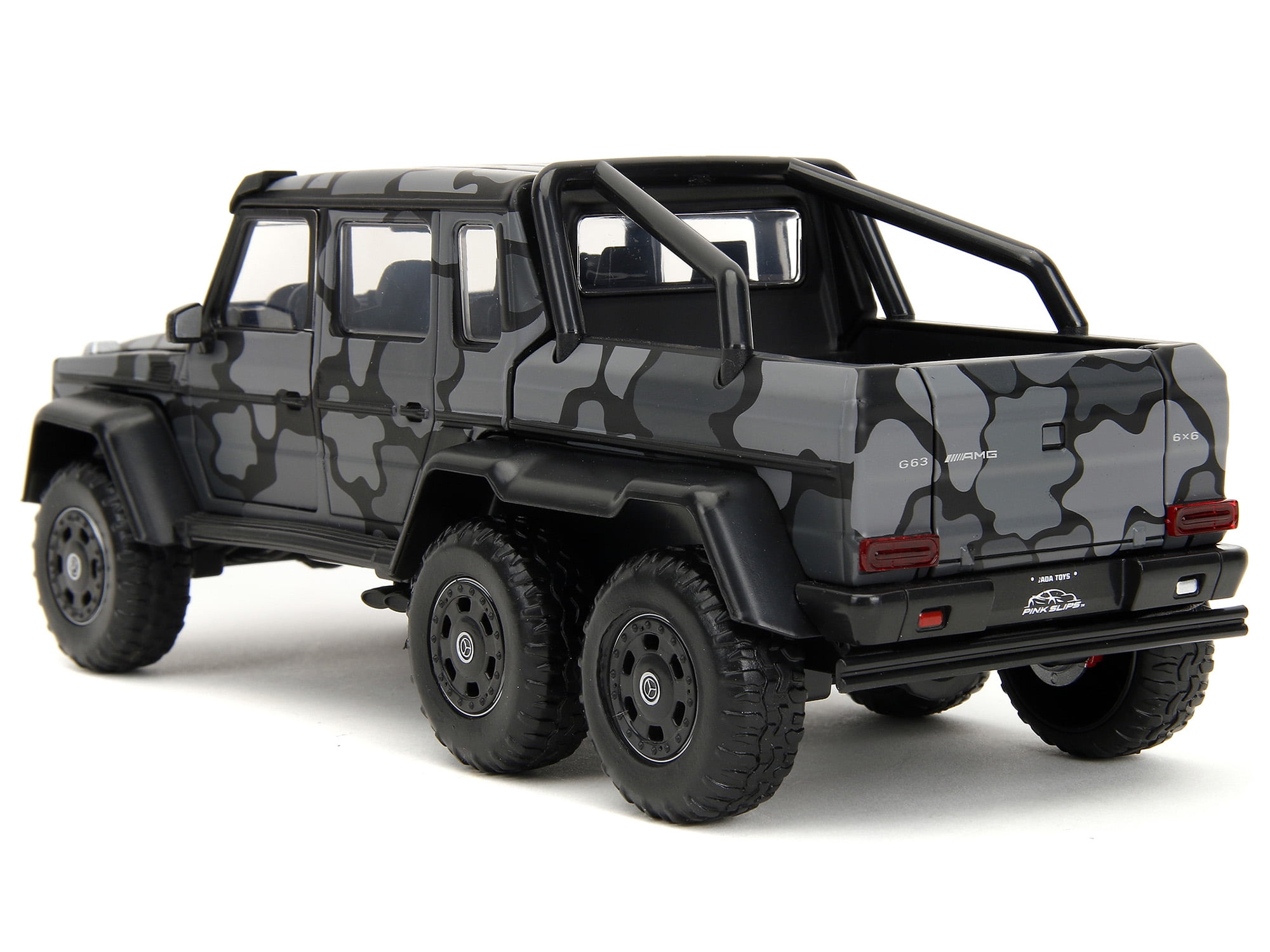 Mercedes-Benz G 63 AMG 6x6 Pickup Truck Gray Camouflage