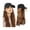 411-light brown, variant on Baseball Cap with Hair extensions Hat Wigs Long Wavy Synthetic Wig
