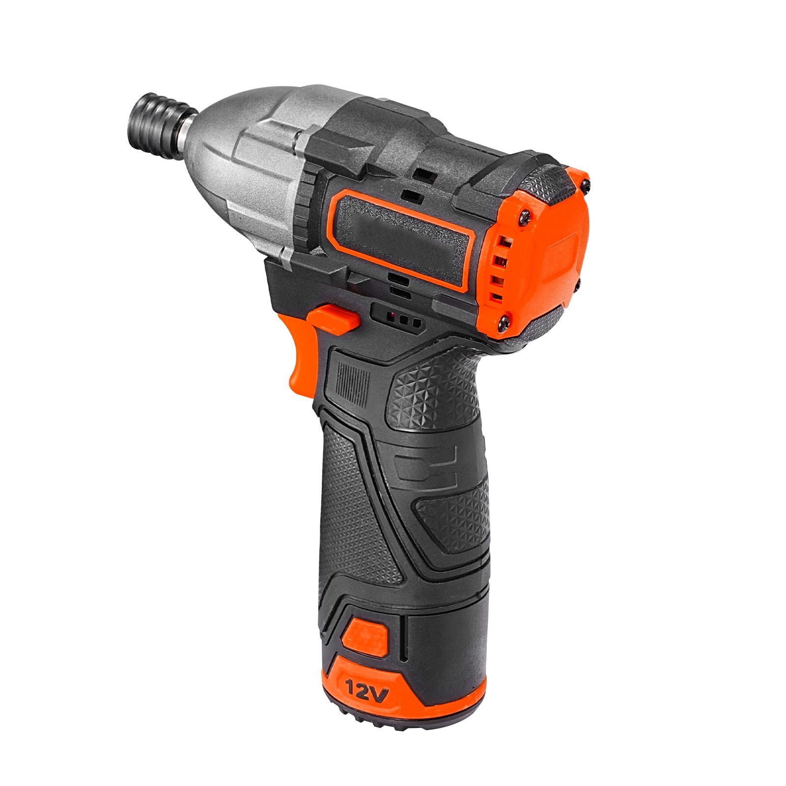 Dranite 12V Brushless Motor 1/4 Inch Cordless Impact Driver Kit - 3000 RPM Max with Battery & Charger, 20 Bits & LED Light, Ideal for Furniture, Electrical, Home Repairs