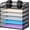 6-tier Black, variant on Desktop storage rack, tray storage box, desktop file sorting rack, suitable for a large number of files, easy to assemble, suitable for use in homes, offices, and classrooms