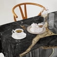 thumbnail image 5 of Marble Waterproof Tablecloth,Abstract Luxury Black Gray Gold Texture Marble Reusable Oil-Proof Table Cover for Kitchen Dining Room Party Holiday Celebration Decor Rectangle-60 x120, 5 of 6