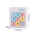 thumbnail image 3 of TIELUTT Sliding Puzzle Toy Educational Brain Teaser Game For Kids Ages 5 and Up Learning Activity Keyboard Poppet Game for Kids 2 Computer for Toddlers 4 Years Old Kids Building Beehive Game for Kids, 3 of 5